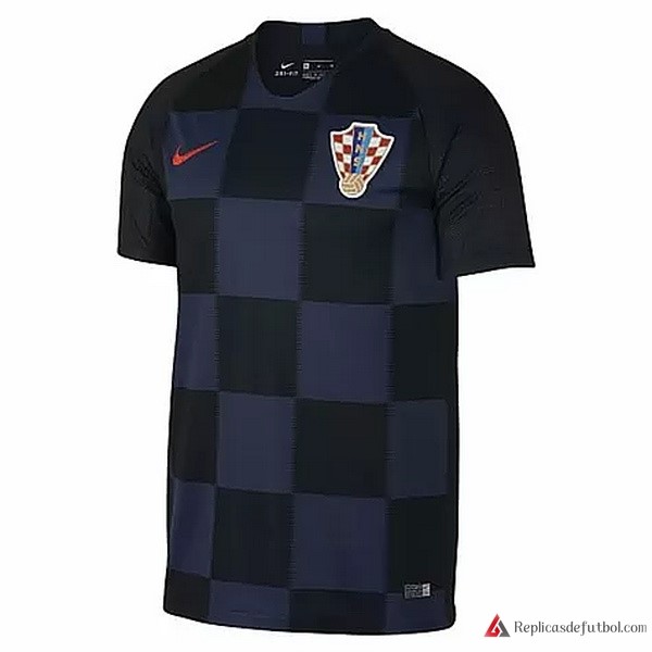Camiseta Seleccion Croatia Segunda equipación 2018 Azul